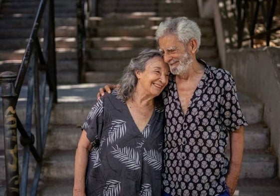 Juan Margallo junto a su mujer, Petra Martínez