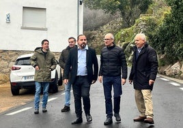 Visita de autoridades municipales y provinciales.