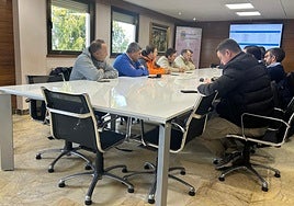 Debate del cereal en la Lonja de Salamanca.