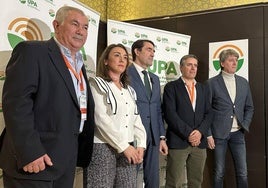 Aurelio González, María González, Juan Carlos Suárez-Quiñones, Cristóbal Cano y Carlos Martínez.