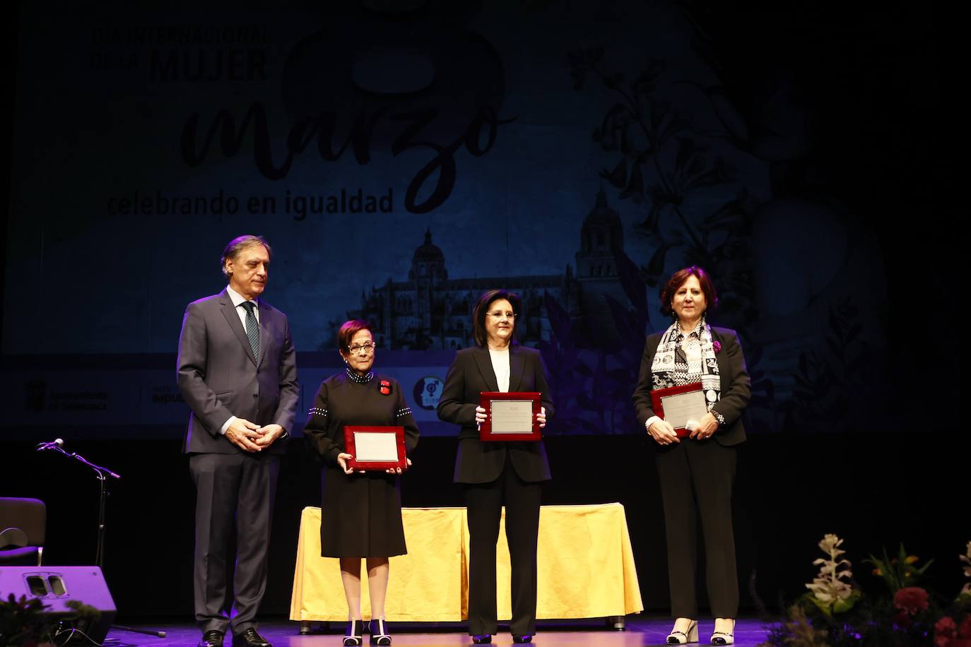 Carlos García Carbayo, Ascensión Iglesias Redondo, Patrocinio Rodríguez y Teresa Peramato.