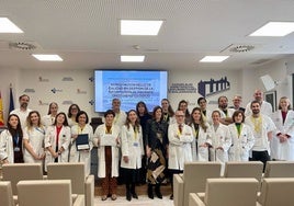 Representantes de la Farmacia Hospitalaria, Oncología y Hematología.