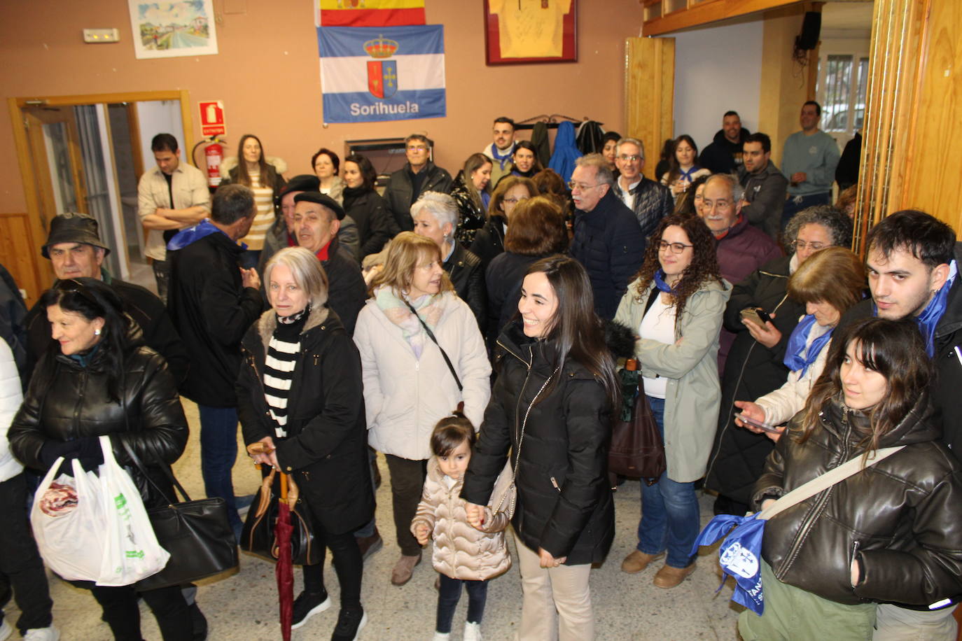 Sorihuela disfruta de su matanza sin temor a la lluvia