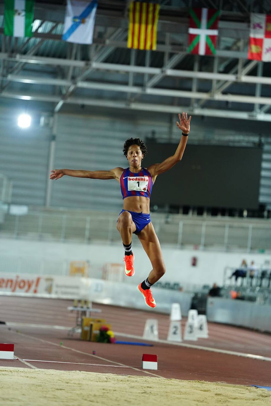 La participación de Yulimar Rojas en el I Trofeo de Atletismo Ciudad de Salamanca, en imágenes