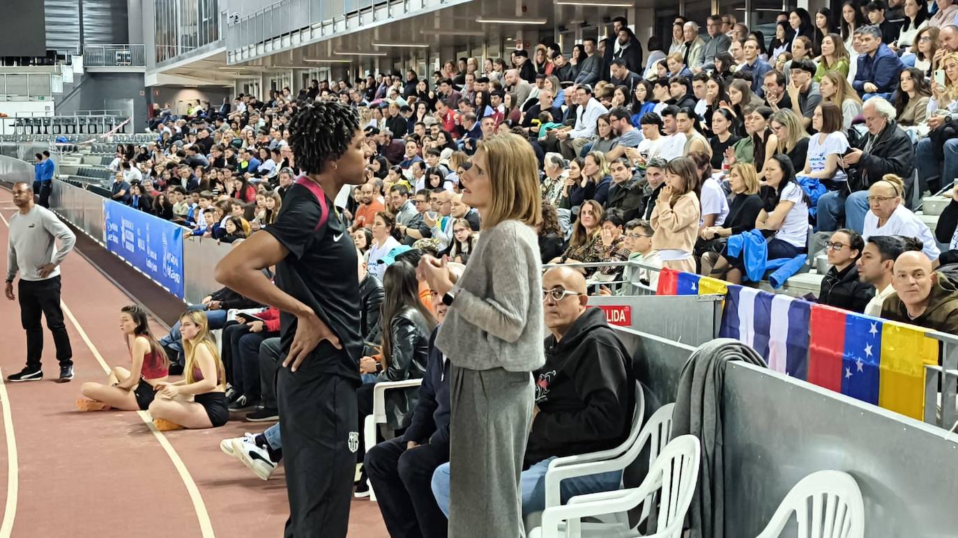 La participación de Yulimar Rojas en el I Trofeo de Atletismo Ciudad de Salamanca, en imágenes