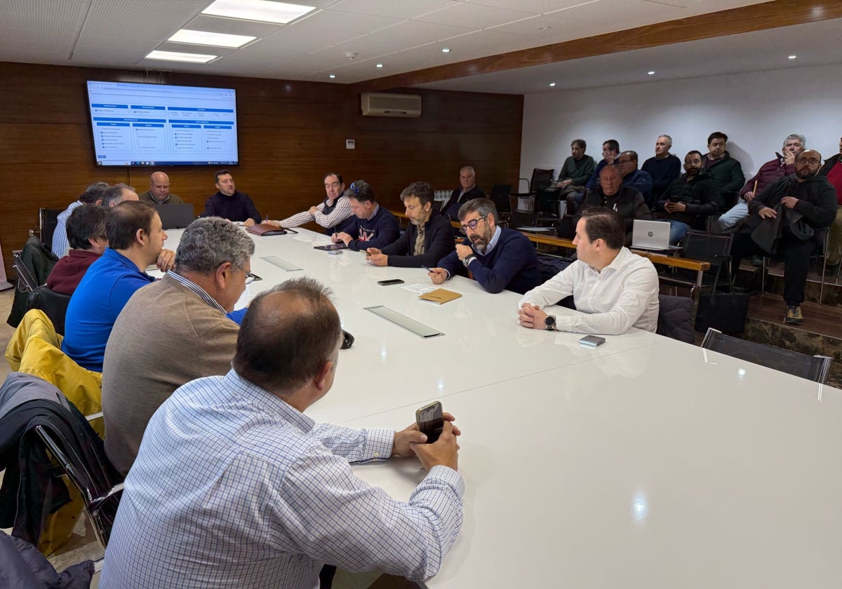 Debate del cereal en la Lonja de Salamanca.