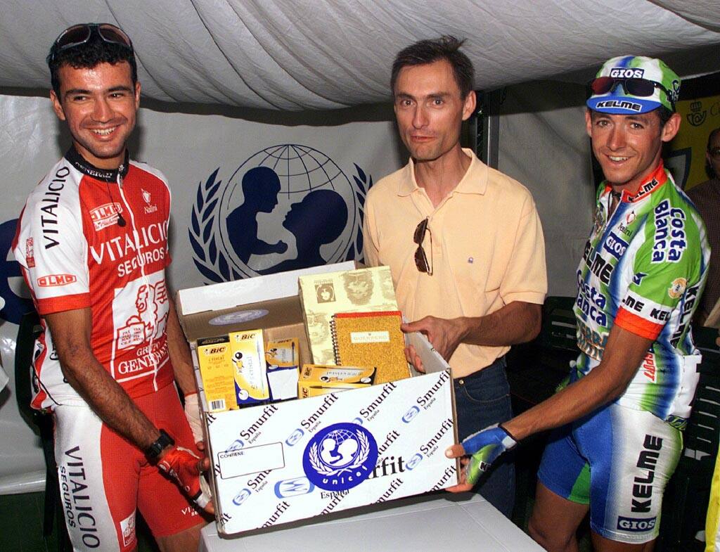 Imagen de la celebración del Campeonato de España de Ciclismo en Salamanca en el año 2000.