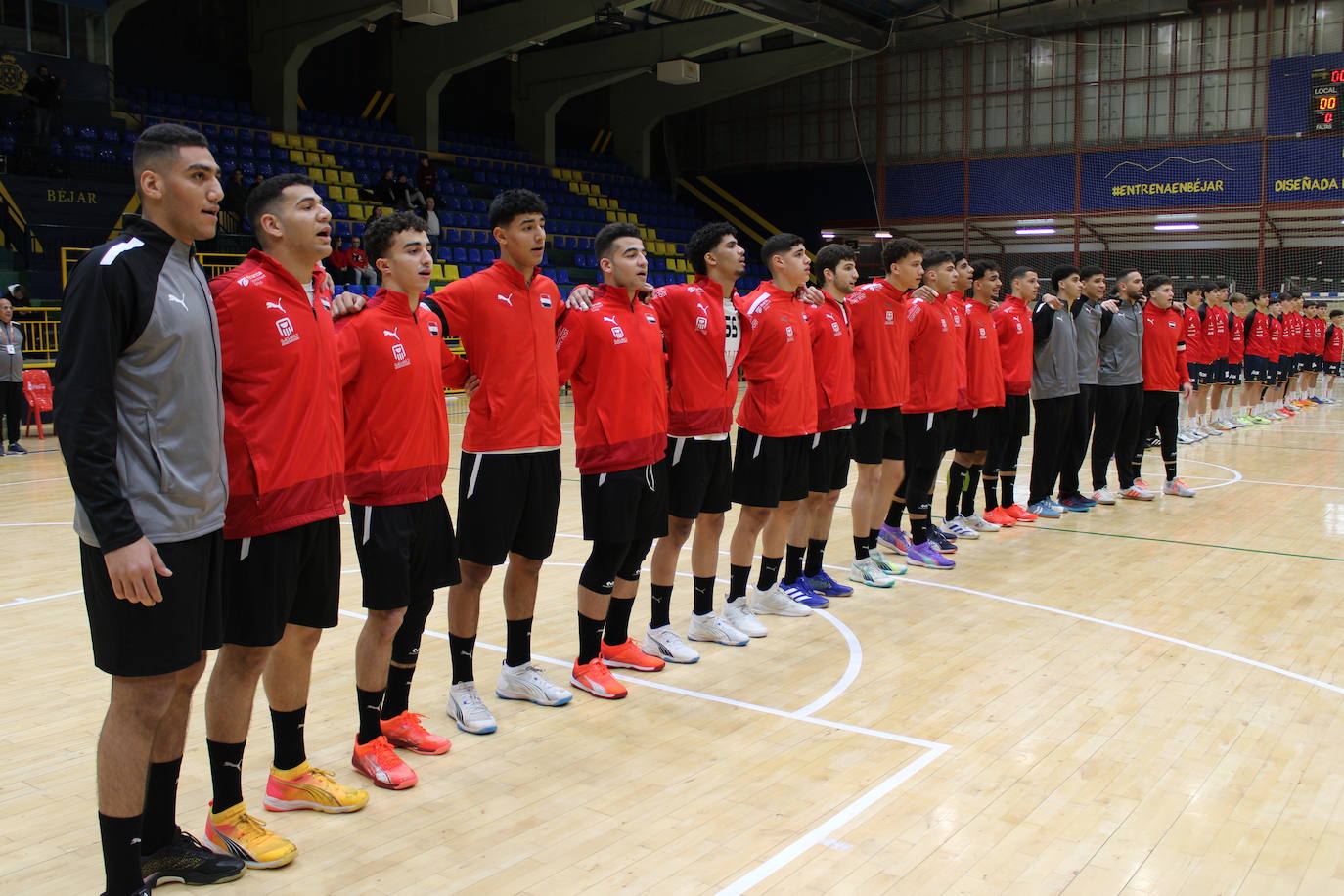 Los &quot;Hispanos&quot; juveniles vencen en Béjar en el amistoso frente a Egipto