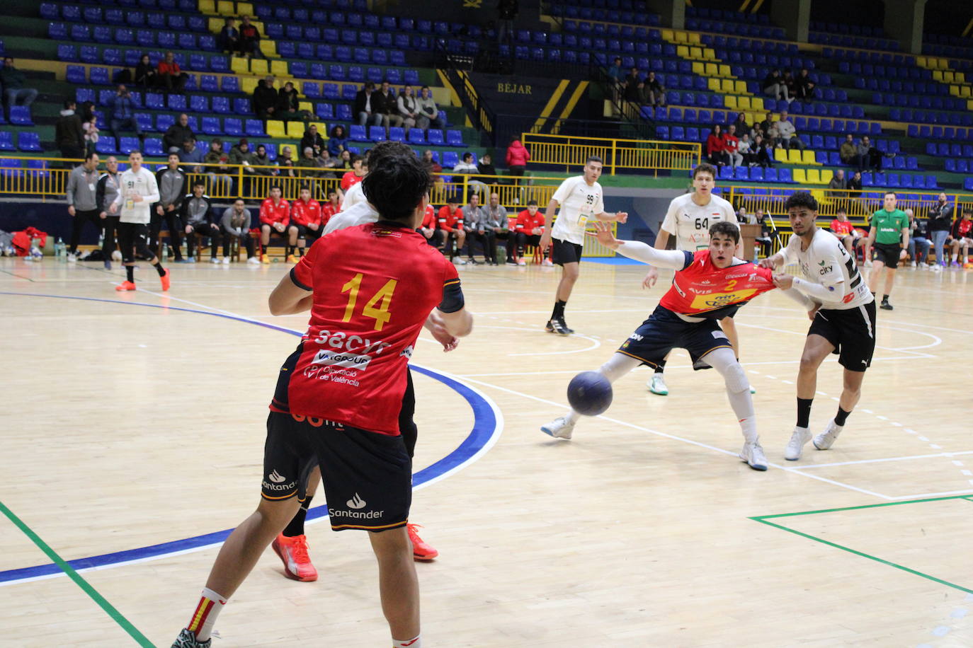 Los &quot;Hispanos&quot; juveniles vencen en Béjar en el amistoso frente a Egipto