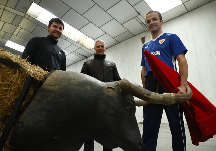 Rubén Sánchez, Daniel María y Damián Castaño.