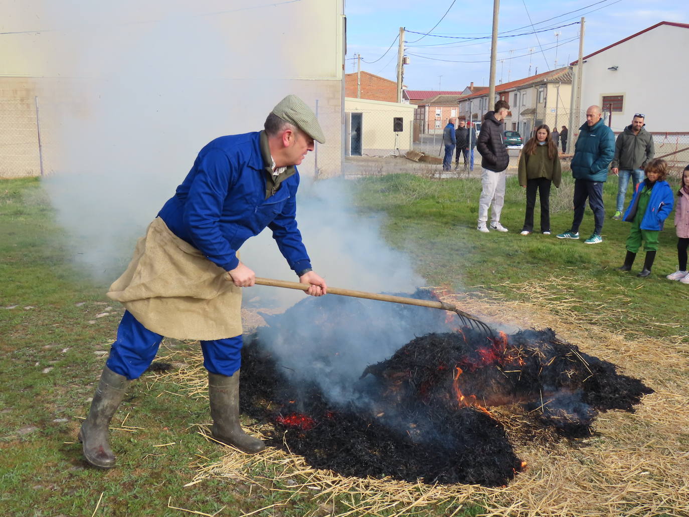 Cocido para celiacos en la X Matanza típica de Aldeaseca de la Frontera