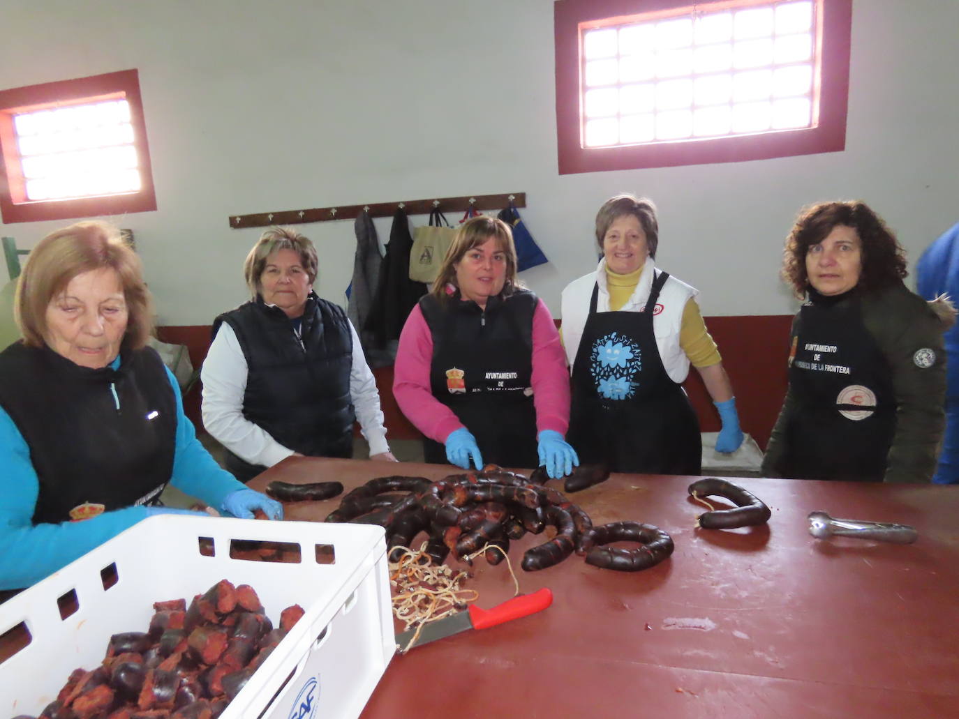 Cocido para celiacos en la X Matanza típica de Aldeaseca de la Frontera