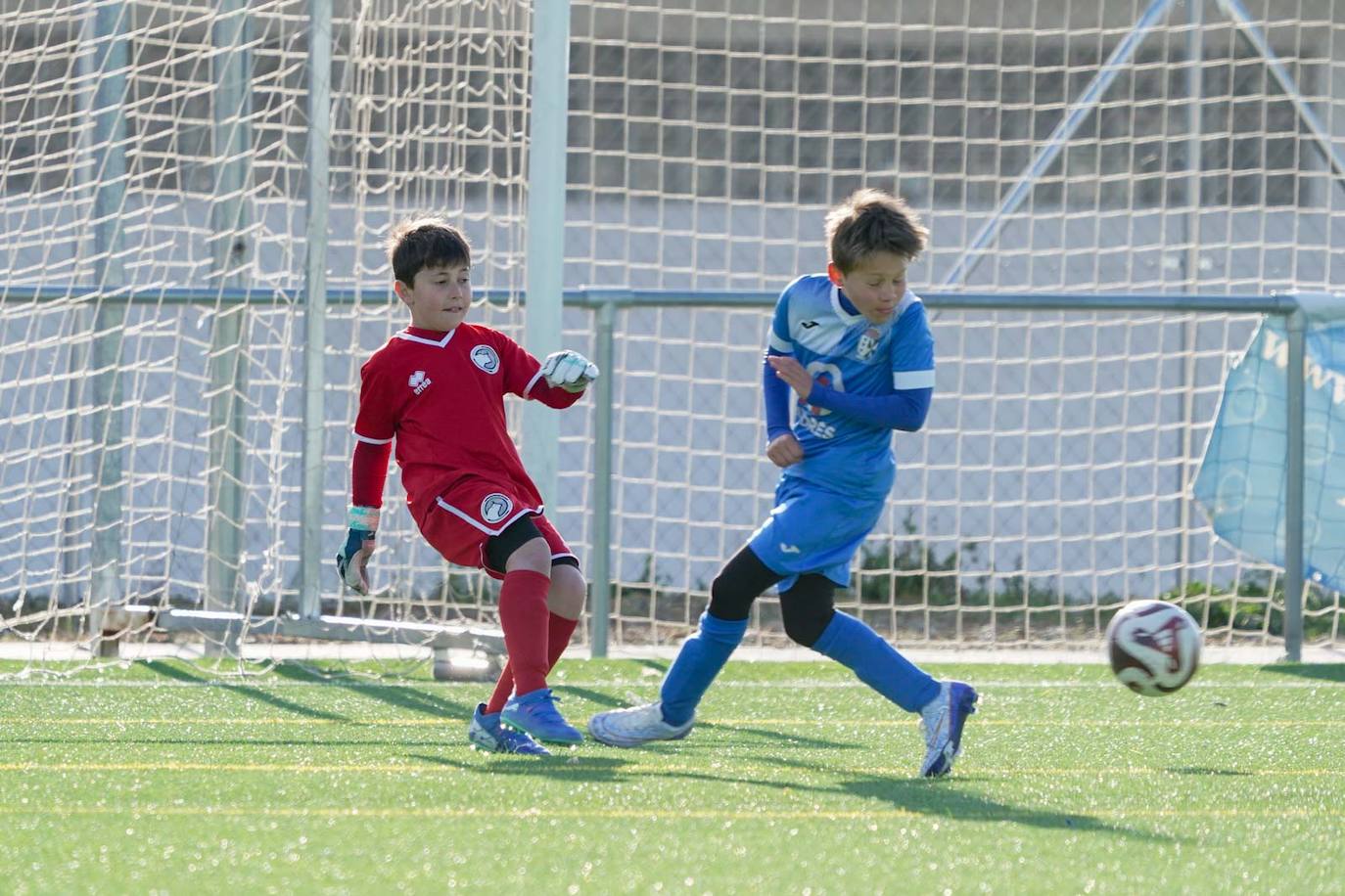 La jornada del fútbol base en Salamanca, en imágenes