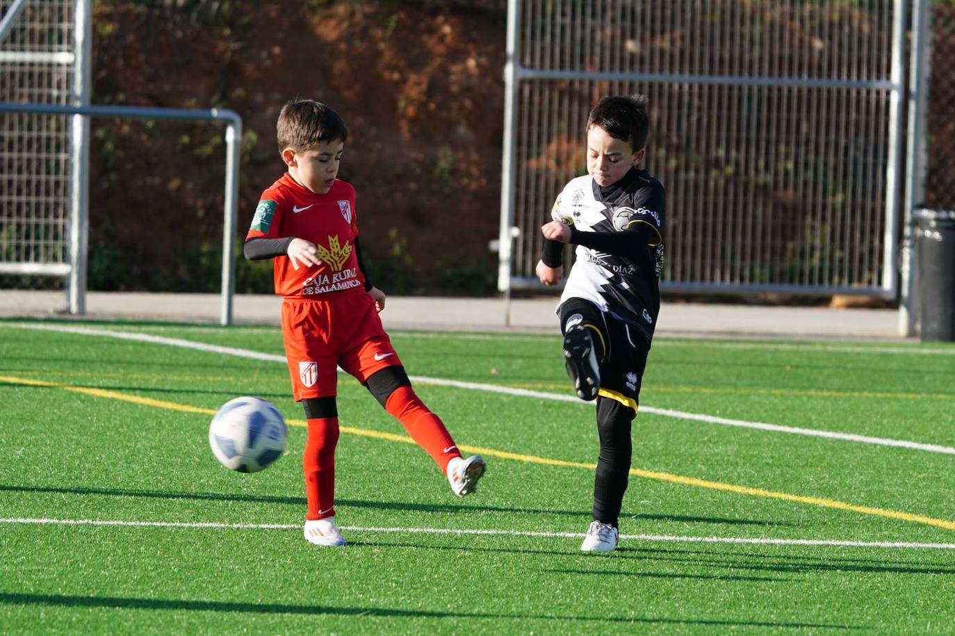 La jornada del fútbol base en Salamanca, en imágenes