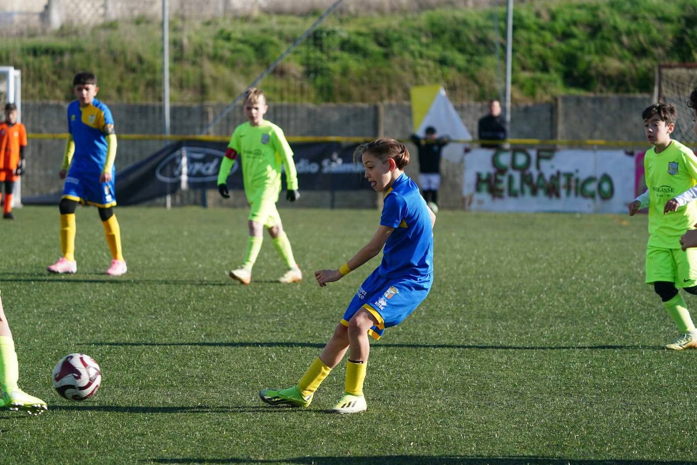 La jornada del fútbol base en Salamanca, en imágenes