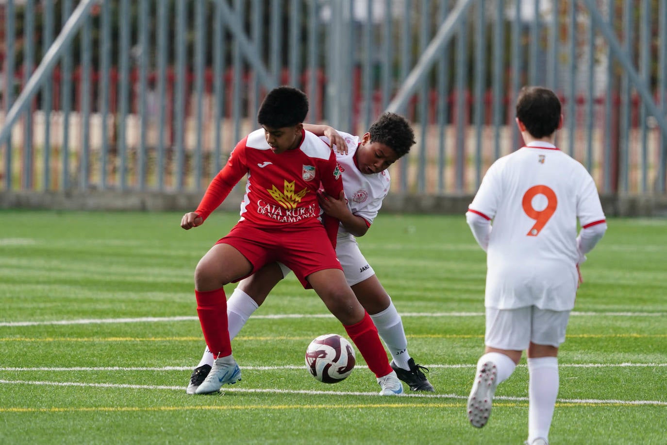 La jornada del fútbol base en Salamanca, en imágenes