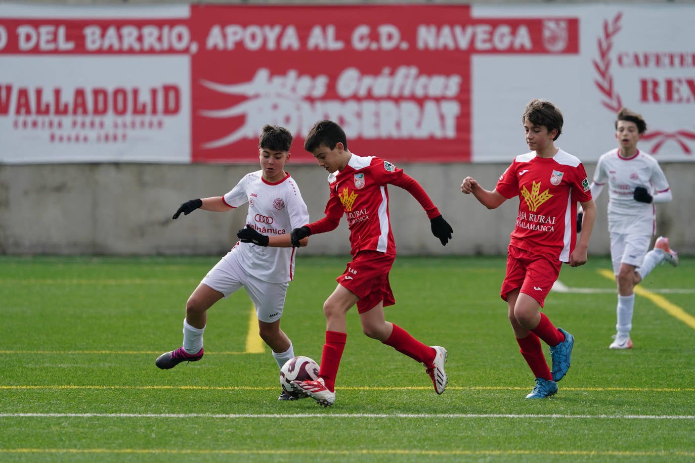 La jornada del fútbol base en Salamanca, en imágenes