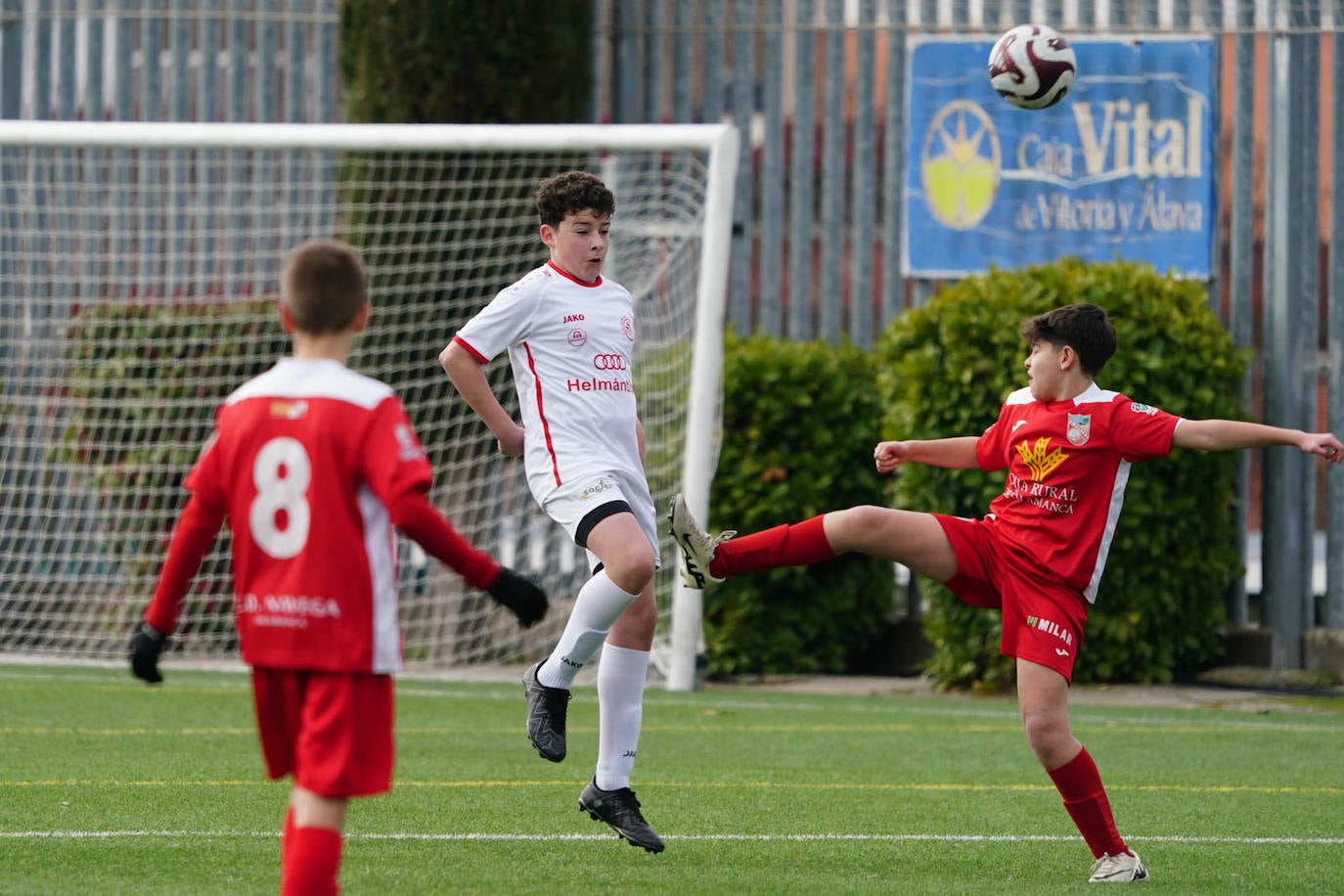 La jornada del fútbol base en Salamanca, en imágenes