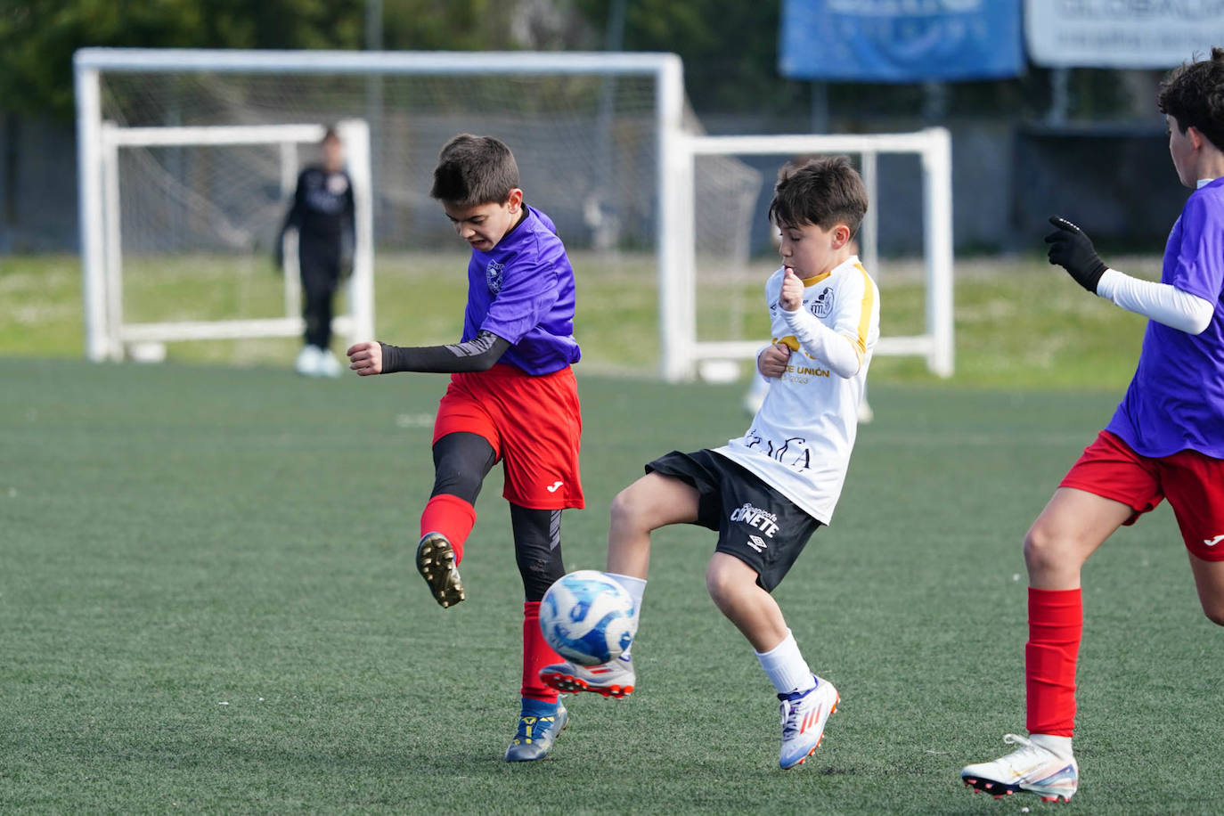 La jornada del fútbol base en Salamanca, en imágenes