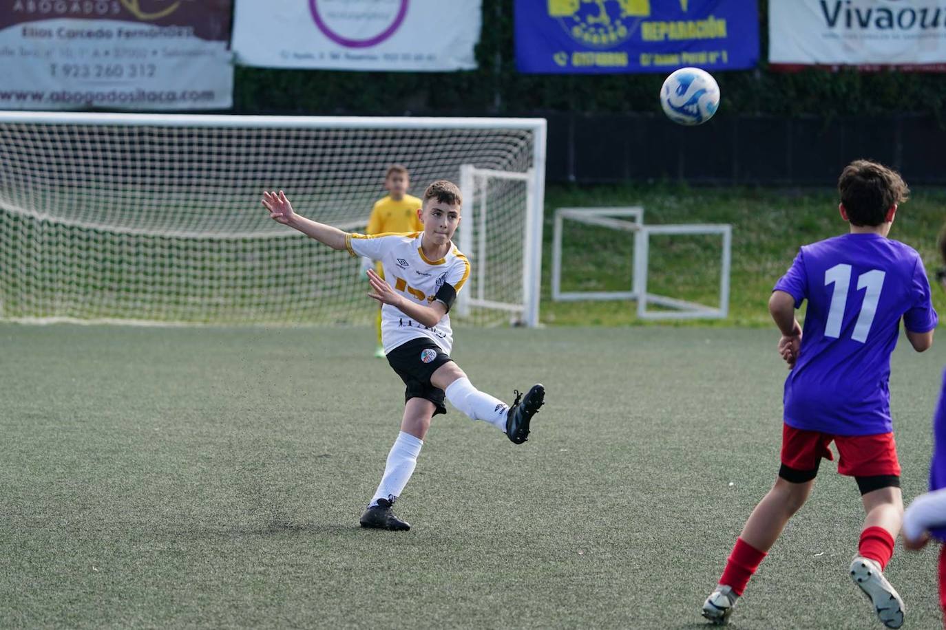 La jornada del fútbol base en Salamanca, en imágenes