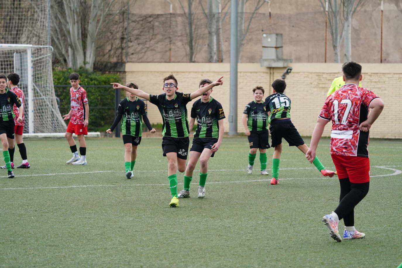 La jornada del fútbol base en Salamanca, en imágenes