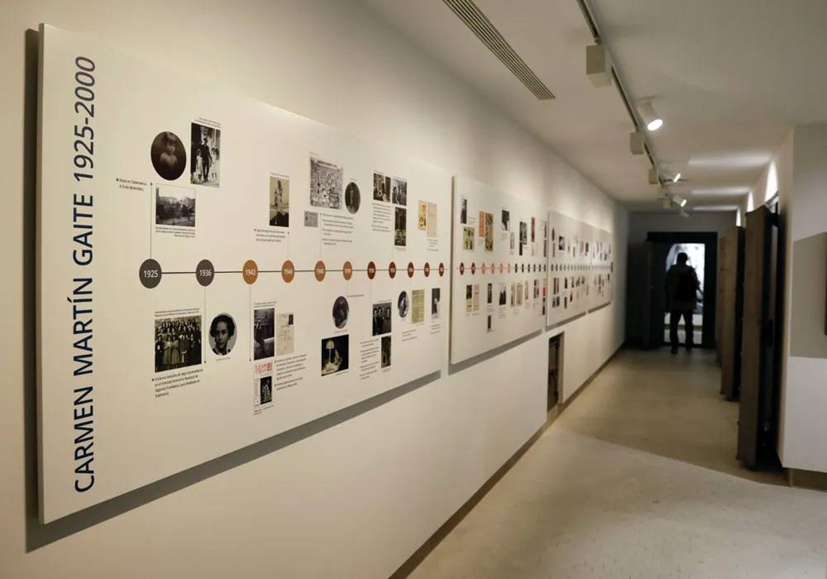 Exposición sobre Carmen Martín Gaite.