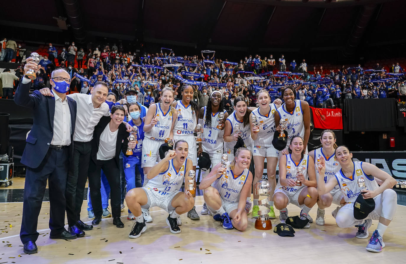 La última Copa de la Reina ganada por Avenida fue de nuevo ante el equipo gerundense por 74-69, que había ganado la edición de 2021