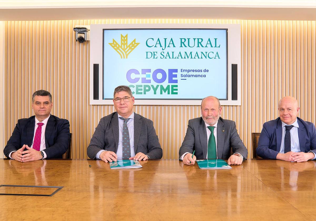 Caja Rural de Salamanca y CEOE CEPYME renuevan su colaboración en beneficio de las empresas salmantinas