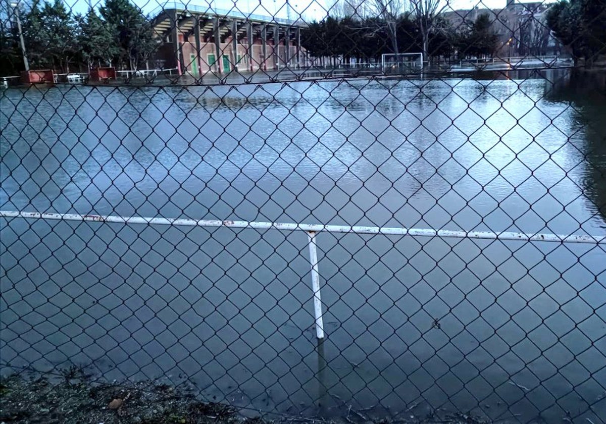 Vista de los campos anexos al estadio Adolfo Suárez de Ávila.