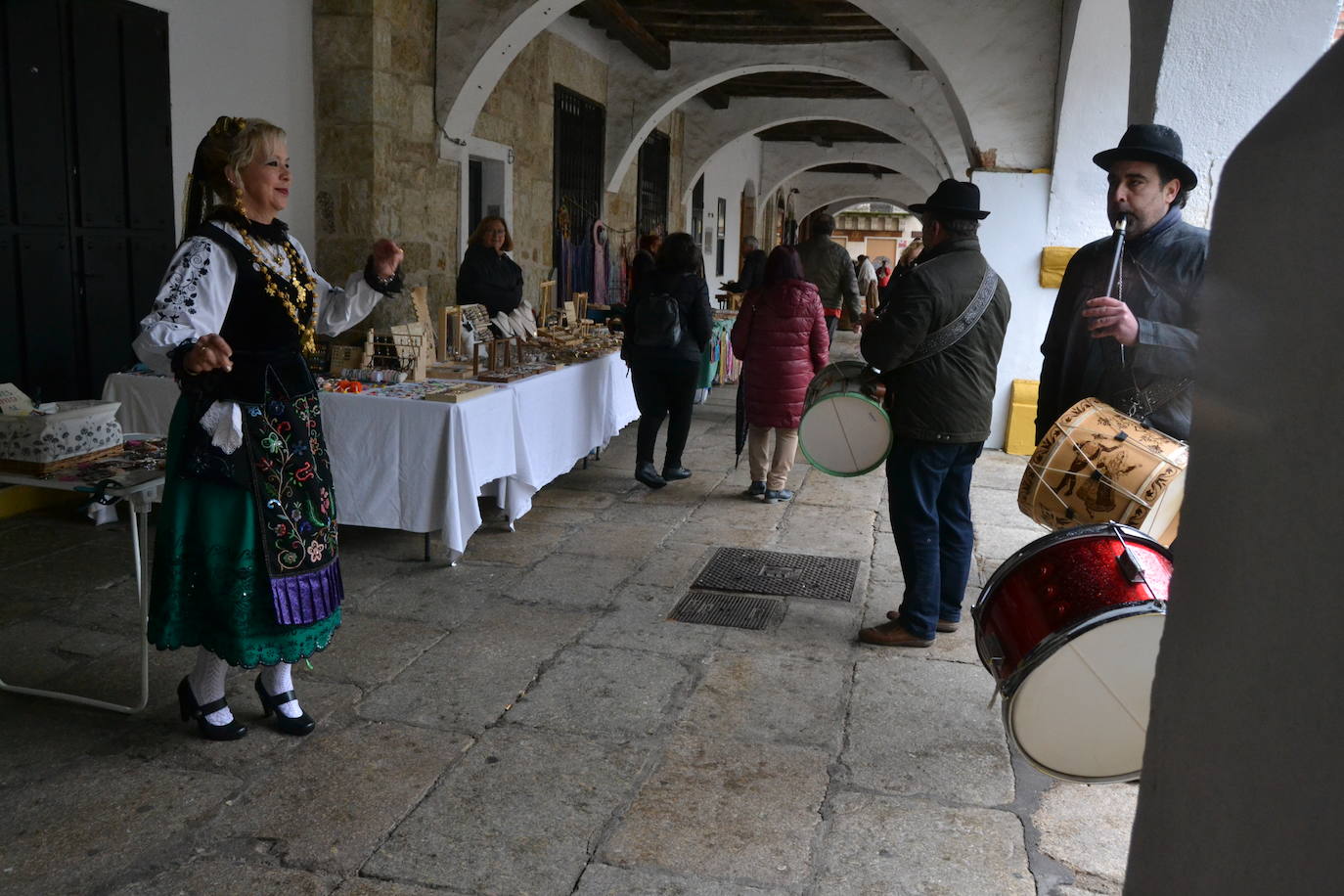 La lluvia no desluce la tradición matancera de Ciudad Rodrigo