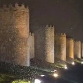 Nieve en Ávila este sábado |