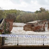 Derrumbe del Puente Romano en Talavera.