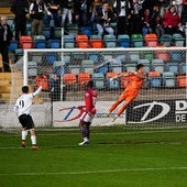 Imagen del choque de ida entre el Salamanca UDS y el Real Ávila.