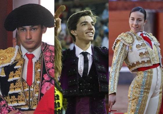 Cristian González, Julio Norte y Raquel Martín.