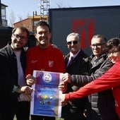 Imagen de la presentación '+Que Goles' en el estadio Alfonso San Casto.