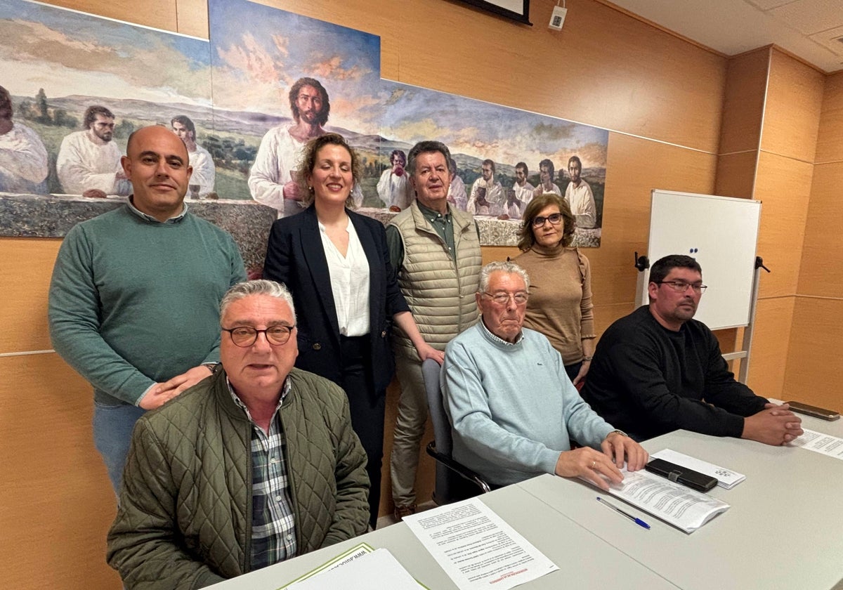 Guillermo Flores, Moisés Pérez, Isabel Mª Sacristán, Higinio Orgaz, Francisco Fuentes, Petri Gil y Raúl Redondo.