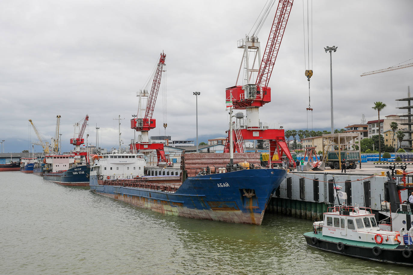 Vista del puerto de Nowshahr, en la provincia de Mazandaran, al norte de Irán.
