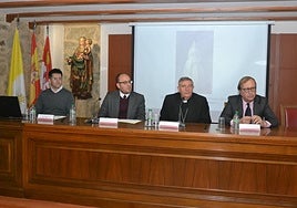 Ángel Redero, Marcos Iglesias, José Luis Retana y Ángel González en la presentación