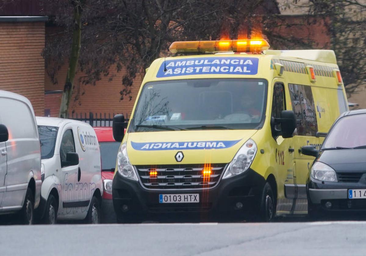 Un herido tras una colisión entre un coche y un camión en el paseo de Canalejas