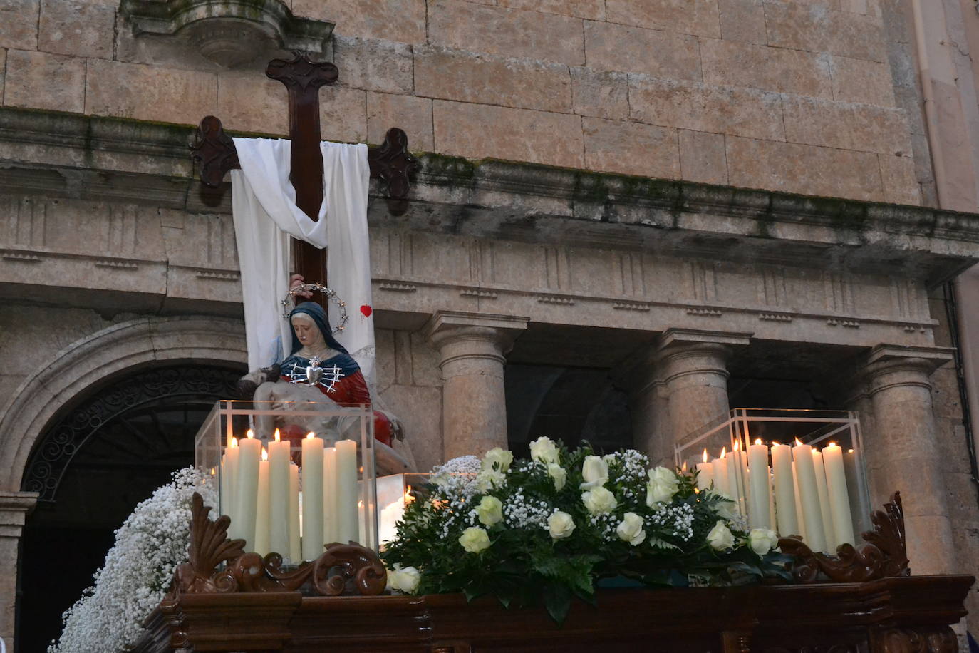 Nuestra Señora de las Angustias recorre Ciudad Rodrigo