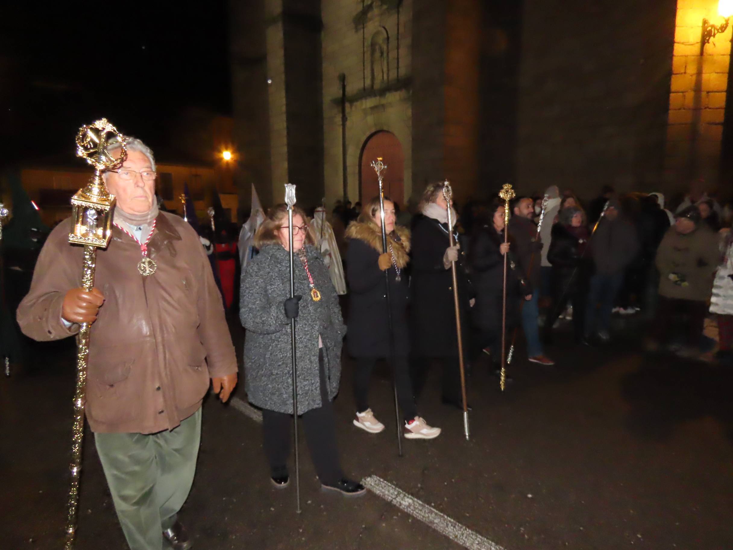 La emoción arranca aplausos en la procesión del Nazareno de Peñaranda de Bracamonte