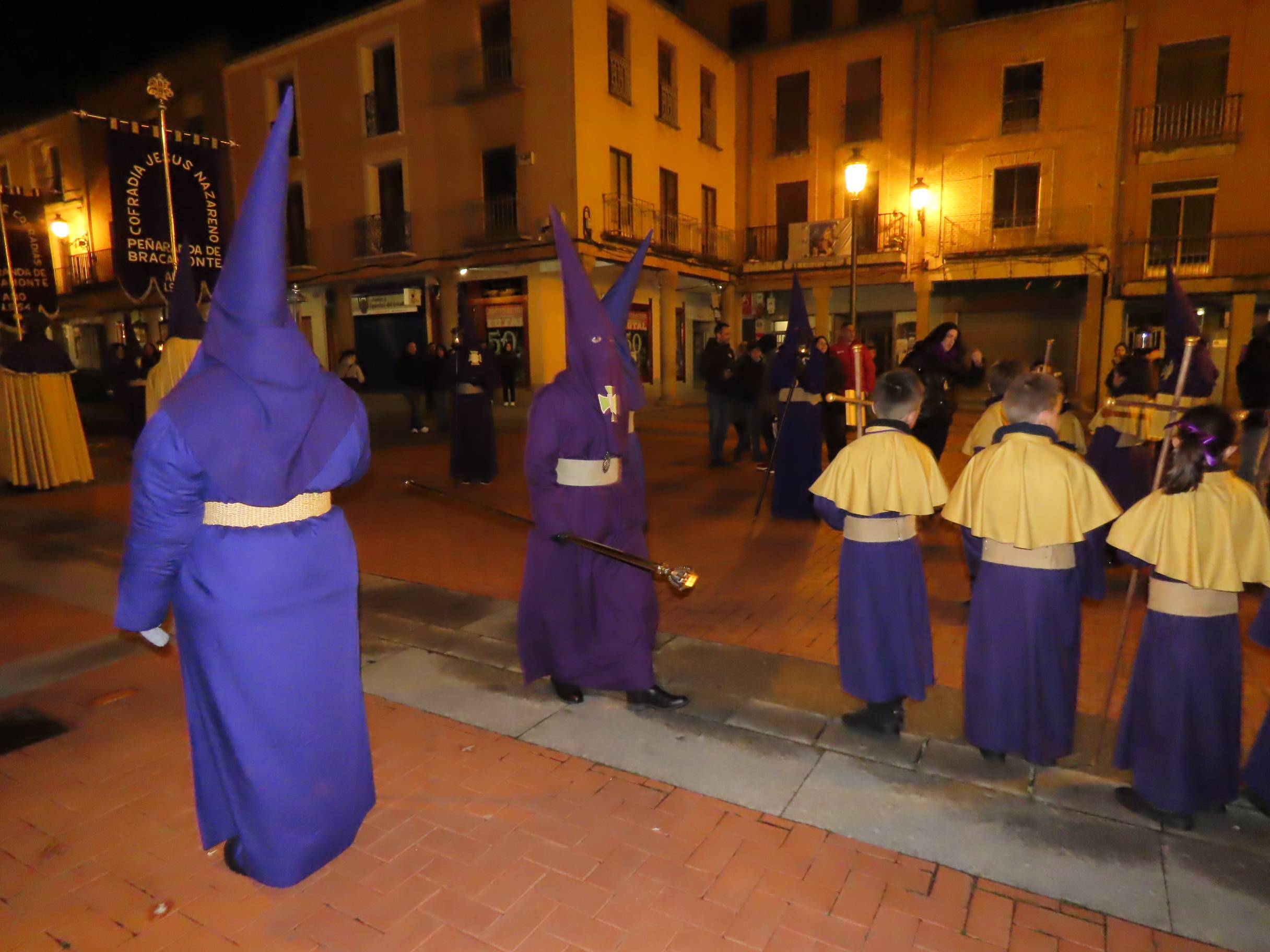 La emoción arranca aplausos en la procesión del Nazareno de Peñaranda de Bracamonte
