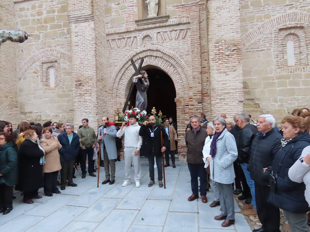 El flagelado del siglo XVI protagoniza la procesión del Jueves Santo en Cantalapiedra