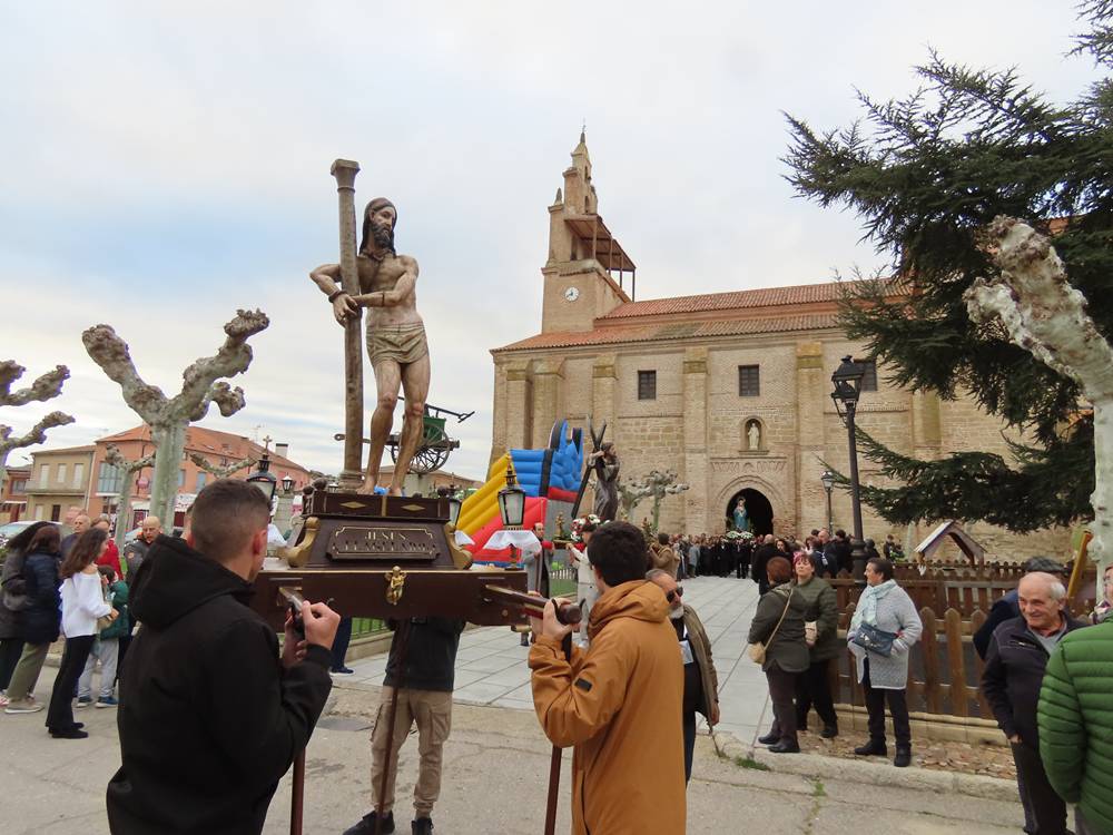 El flagelado del siglo XVI protagoniza la procesión del Jueves Santo en Cantalapiedra