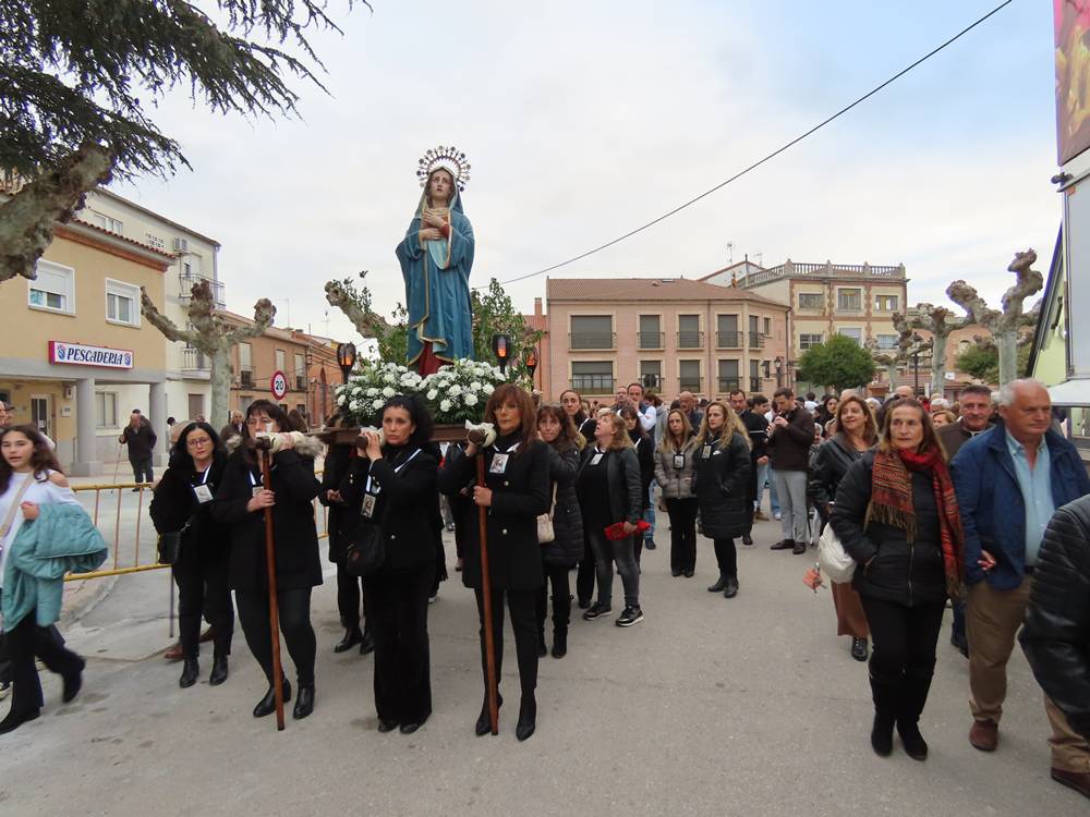 El flagelado del siglo XVI protagoniza la procesión del Jueves Santo en Cantalapiedra