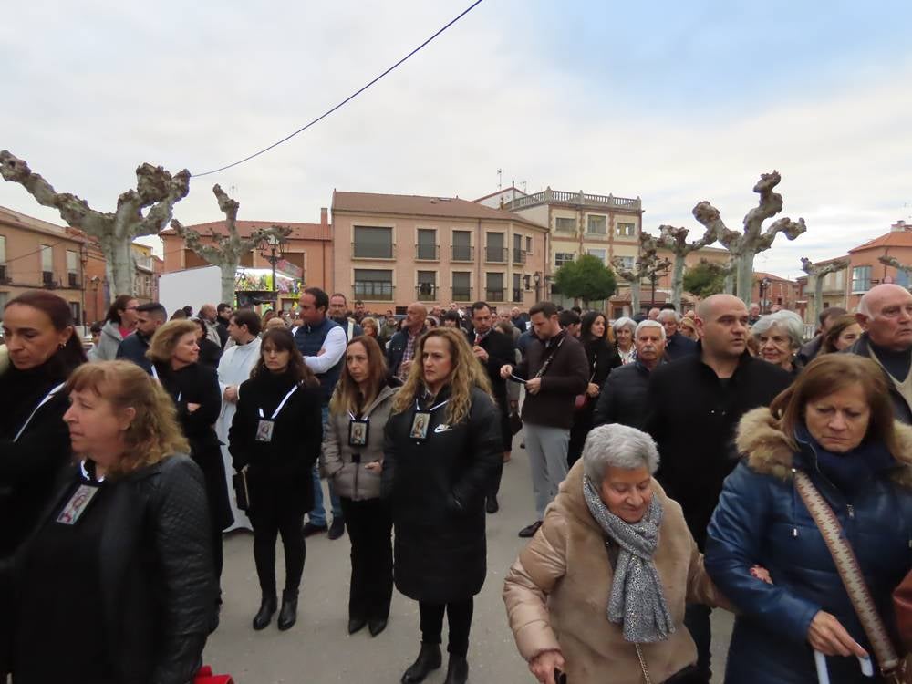 El flagelado del siglo XVI protagoniza la procesión del Jueves Santo en Cantalapiedra