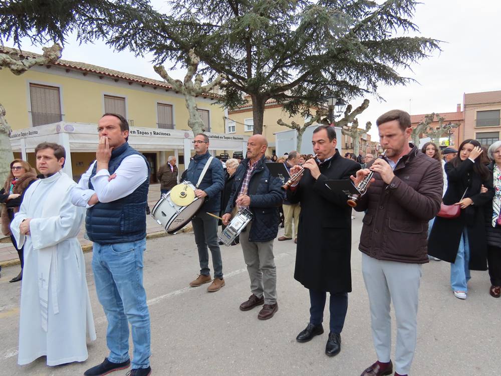 El flagelado del siglo XVI protagoniza la procesión del Jueves Santo en Cantalapiedra