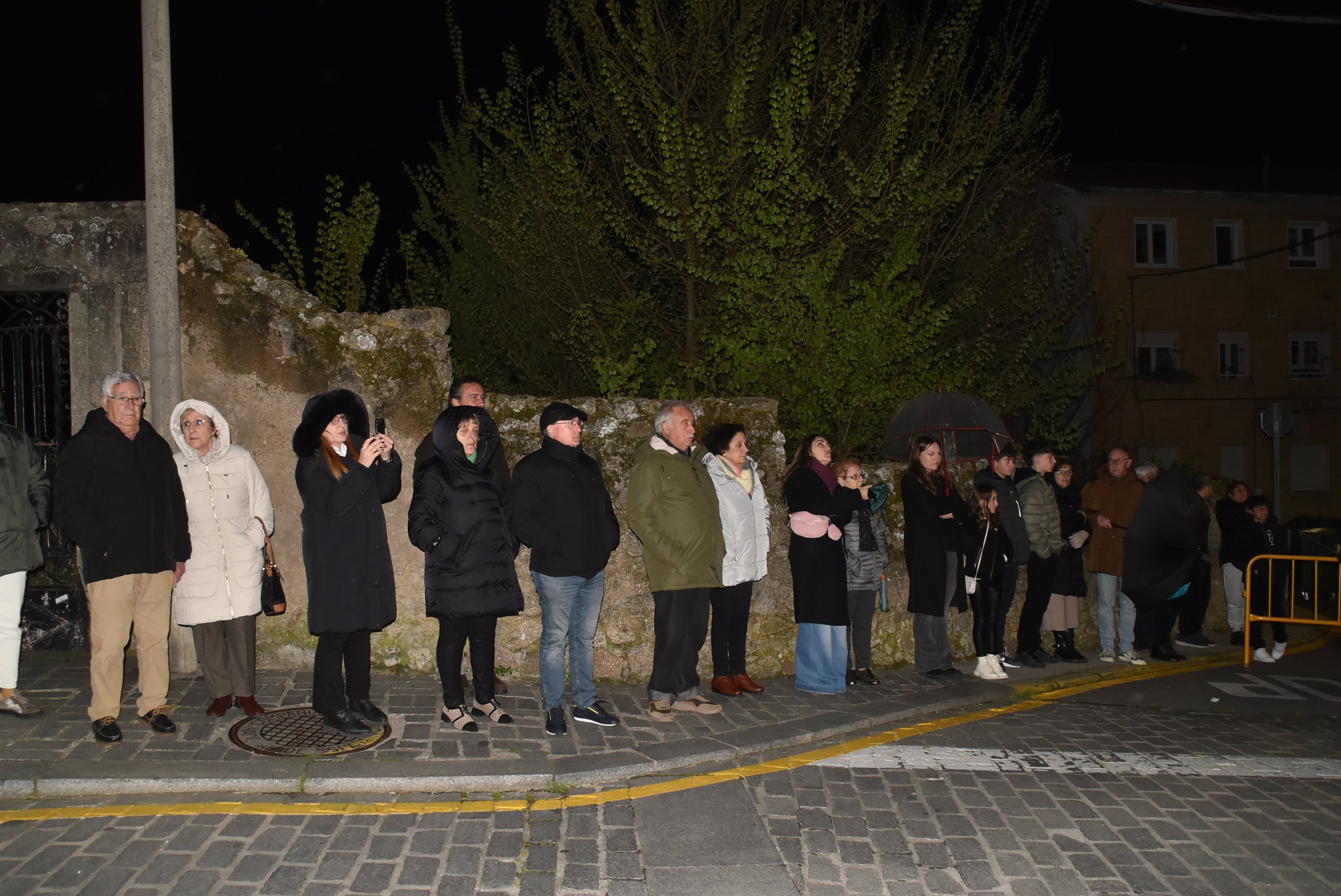 La lluvia acorta la procesión de la Virgen de las Angustias en Béjar