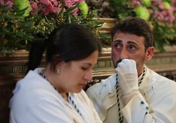 Imagen de la tristeza vivida en la Iglesia del Carmen de Abajo.