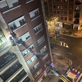 Imagen de la intervención acometida por los Bomberos.